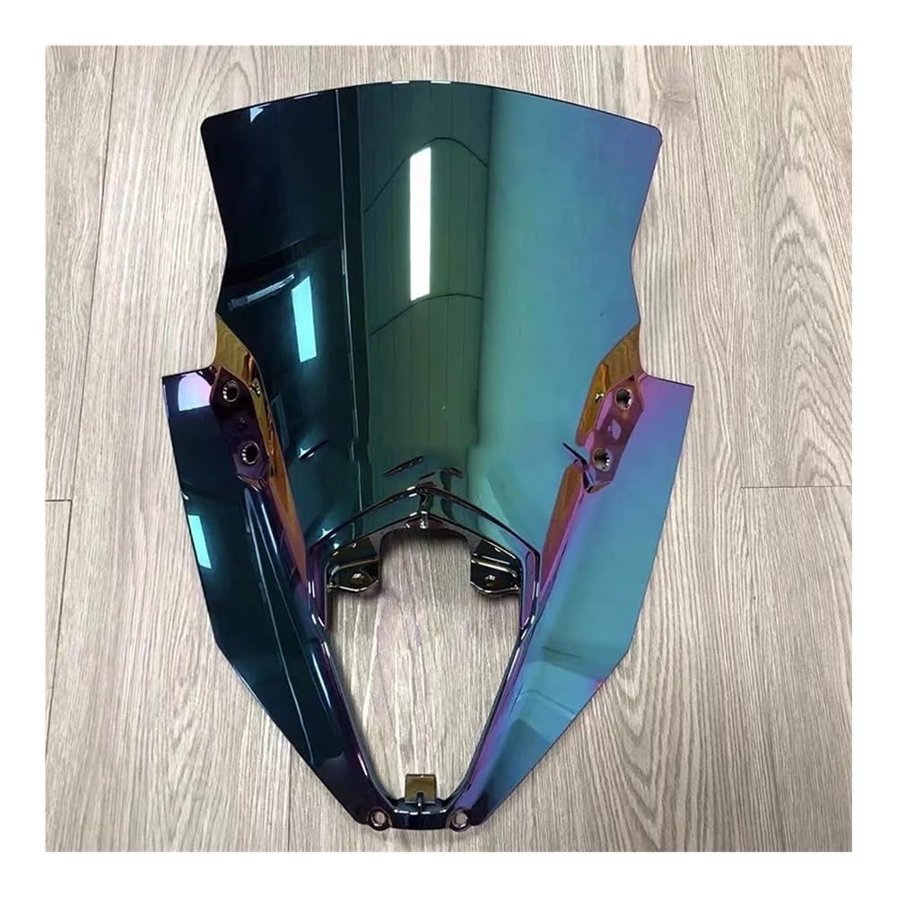 Motorrad Windschild Motorrad Windschutzscheibe Windschutz Bildschirm Für K&awasaki Ninja 650 EX650 ER-6F ER6F 2020 2021 2022 2023 Windabweiser Schwarz von ZHANGTONG