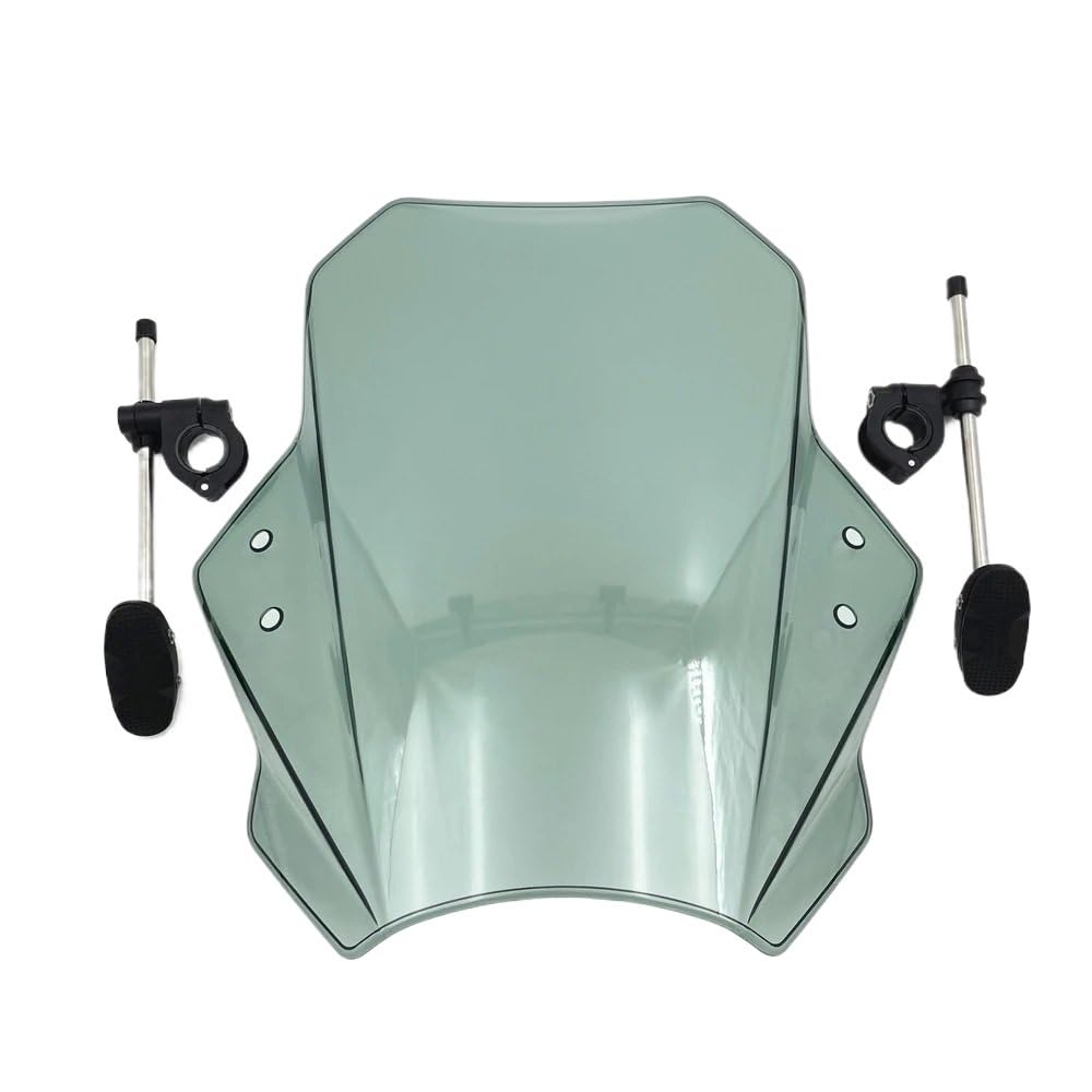 Motorrad Windschild Motorrad-Windschutzscheibe nach oben und unten verstellbar, universal, Windschutzscheiben-Spoiler-Verlängerung, Windabweiser für SR400 SR 400 von ZHANGTONG