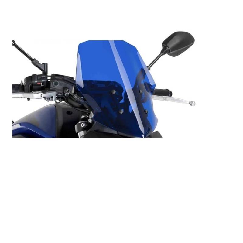 Motorrad Windschild Motorrad-Windschutzscheiben-Windschutzscheiben-Deflektor-Spoiler für FZ07 MT-07 MT07 2018 2019 2020 von ZHANGTONG