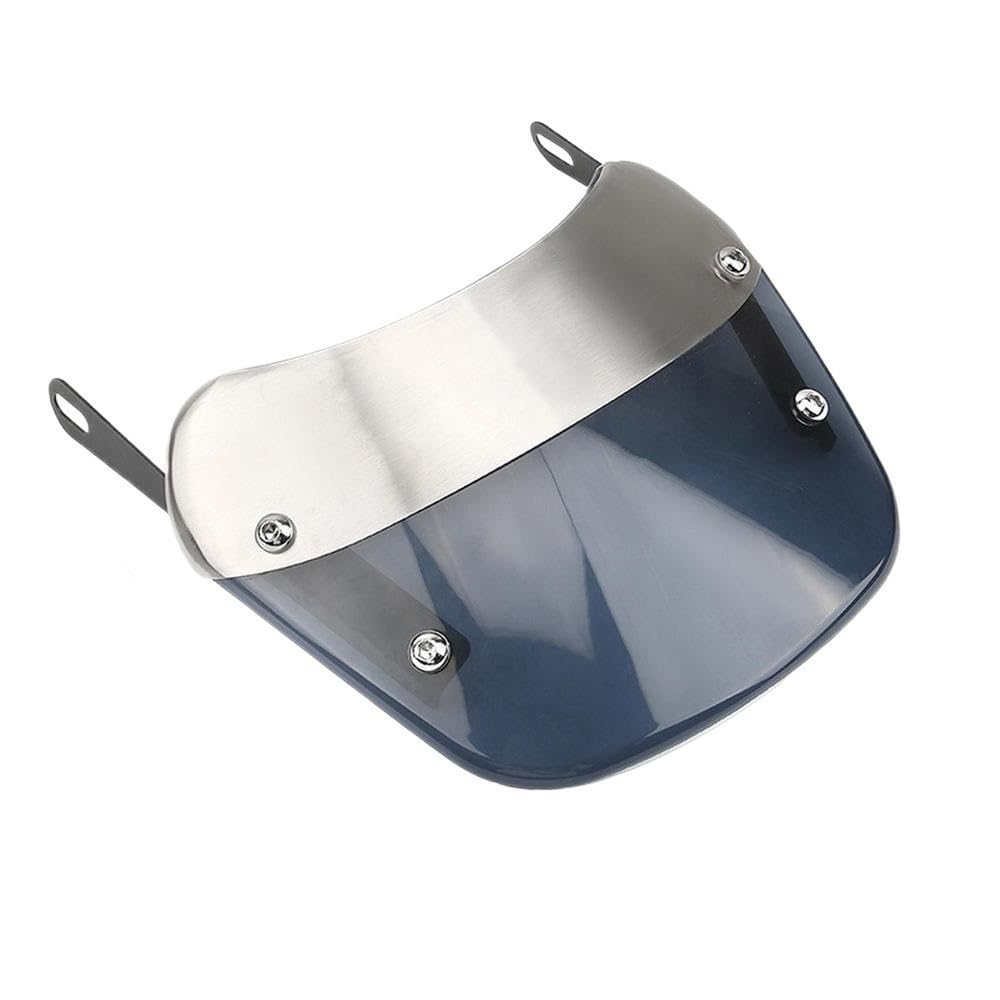 Motorrad Windschild Universal Motorrad Windschutzscheibe Einstellbare Windschutzscheibe Windabweiser Spoiler Kratzfeste Windschutzscheibenverlängerung von ZHANGTONG