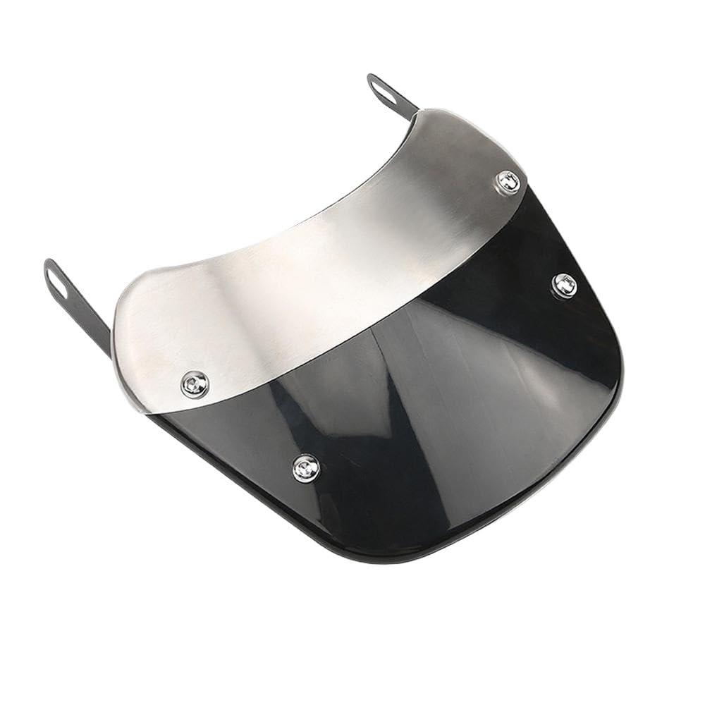 Motorrad Windschild Universal Motorrad Windschutzscheibe Einstellbare Windschutzscheibe Windabweiser Spoiler Kratzfeste Windschutzscheibenverlängerung von ZHANGTONG