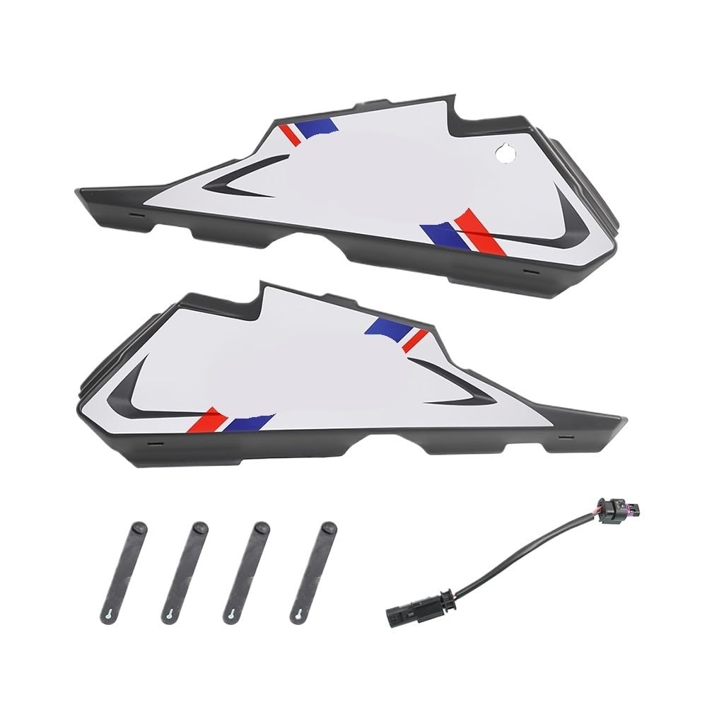 Motorrad Winglets Motorrad Rahmen Füllung Seite Panel Set Schutz Schutz Verkleidung Gugel Abdeckung Für R 1250 GS ADV R 1200 GS LC ADV Motorrad Spoiler Winglets von ZHANGTONG