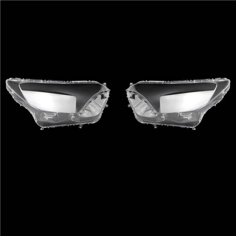 Scheinwerfer Shell Lampenschirm Auto Front Licht Gehäuse CaseTransparent Lampenschirm Scheinwerfer Glas Objektiv Shell Lampe Abdeckung Für Rav4 2016 2017 2018 2019(A Piar) von ZHANGTONG