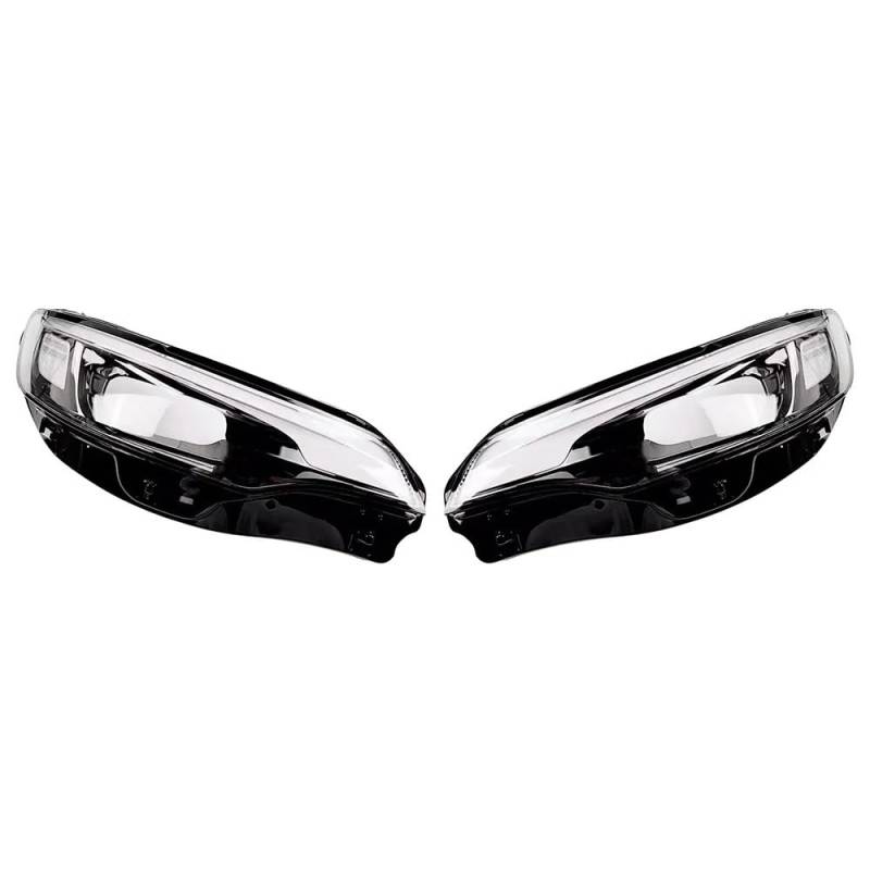 Scheinwerfer Shell Lampenschirm Auto Front Scheinwerfer Kappen Für Jeep Für Cherokee 2019 2020 2021 Auto Scheinwerfer Abdeckung Auto Klar Lampenschirm Lampcover Lampe objektiv Shell(With Frame A Pair) von ZHANGTONG