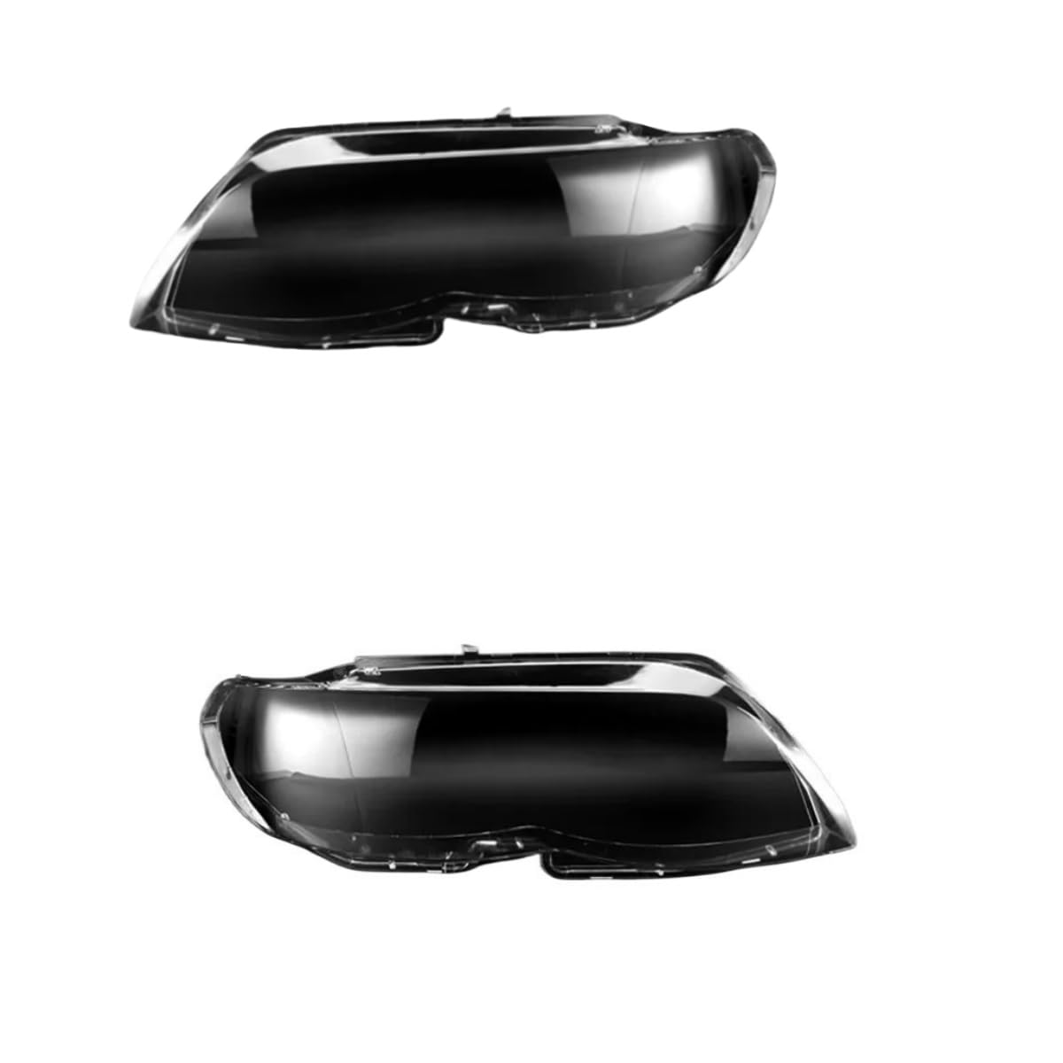 Scheinwerfer Shell Lampenschirm Auto Front Scheinwerfer Objektiv Glas Auto Shell Scheinwerfer Lampenschirm Kopf licht Lampe Abdeckung Lampcover Für X5 E53 2004-2006(Left and Right) von ZHANGTONG