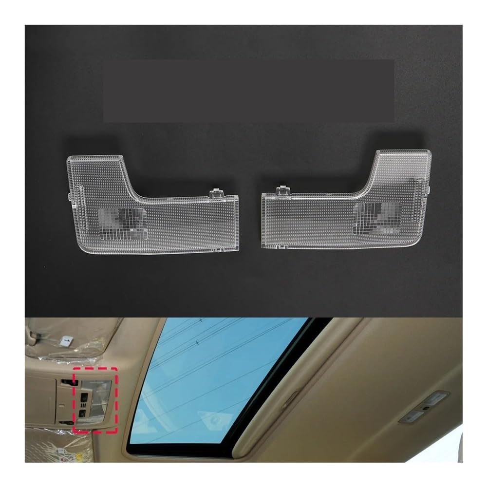 Scheinwerfer Shell Lampenschirm Auto Kunststoff Vorne Hinten Lesen Licht Schalter Abdeckung lampe Reihe Shell Lampenschirm Abdeckung Kit Für Gen 7 Für Camry 2012-2017(Front 1 Pair) von ZHANGTONG