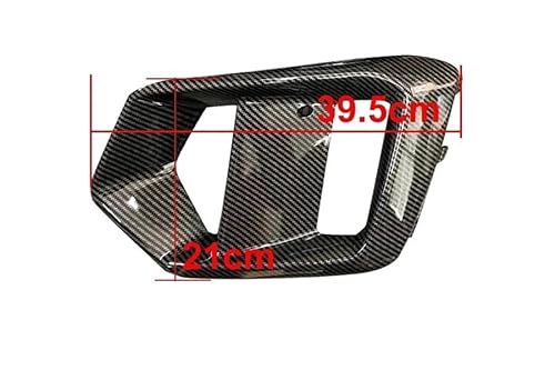 Scheinwerfer Shell Lampenschirm Carbon Look Für Ford Für Focus RS 2015 2016 2017 2018 Auto Außen Zubehör Nebel Lichter Rahmen Nebel Lampe abdeckung Grille(2PCS left and right) von ZHANGTONG