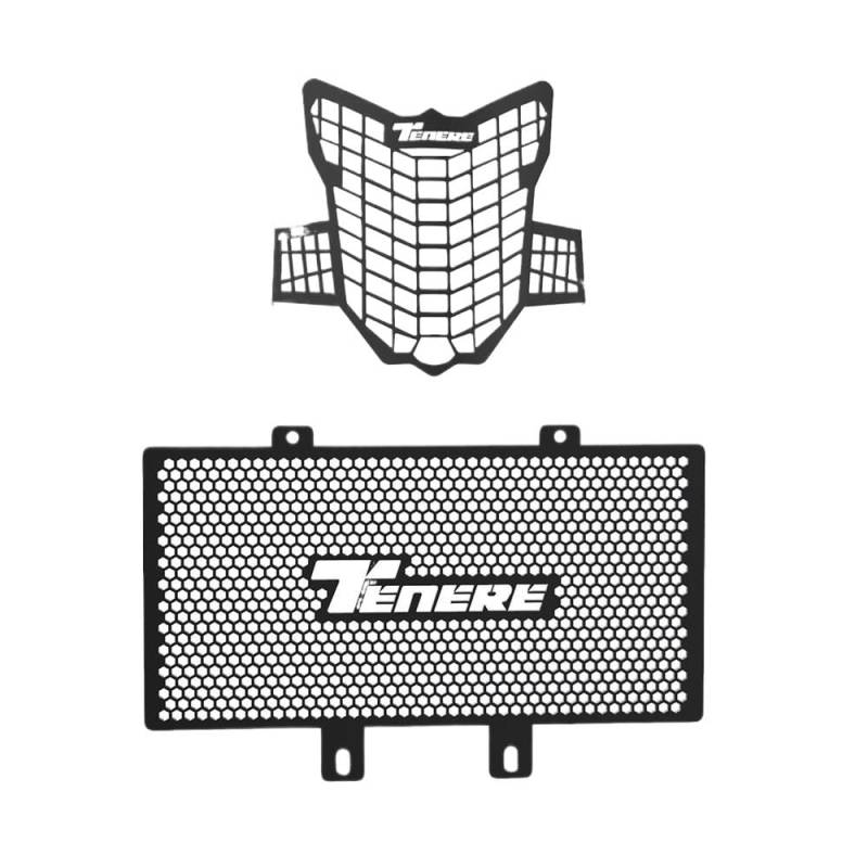 ZHANGTONG Scheinwerferschutz FÜR XT660Z SUPER TENERE 2008 2009-2016 Motorrad Scheinwerfer Schutzfolie Grille Abdeckung Kühler Wachen von ZHANGTONG