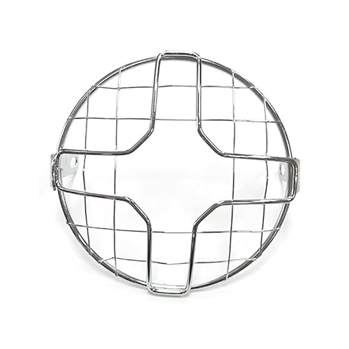 ZHANGTONG Scheinwerferschutz Für Har&ley Scheinwerfer Mesh Grille Lampenschirm 7INC Metall Retro Motorrad Scheinwerfer Schutz Abdeckung von ZHANGTONG