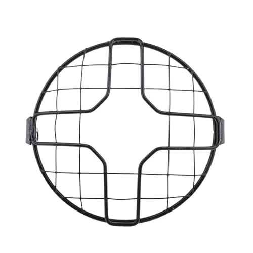 ZHANGTONG Scheinwerferschutz Für Har&ley Scheinwerfer Mesh Grille Lampenschirm 7INC Metall Retro Motorrad Scheinwerfer Schutz Abdeckung von ZHANGTONG