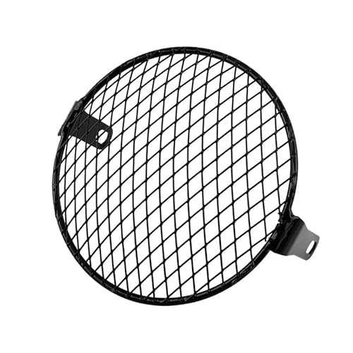 ZHANGTONG Scheinwerferschutz Für Har&ley Scheinwerfer Mesh Grille Lampenschirm 7INC Metall Retro Motorrad Scheinwerfer Schutz Abdeckung von ZHANGTONG