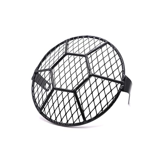 ZHANGTONG Scheinwerferschutz Metall Retro Motorrad Scheinwerfer Schutz Abdeckung Fit Für Universal Für Für Tr&iumph Scheinwerfer Mesh Grille Lampenschirm von ZHANGTONG