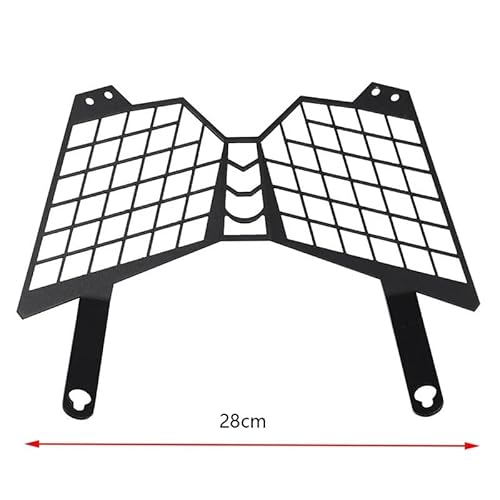 ZHANGTONG Scheinwerferschutz Motorrad Aluminium Scheinwerfer Kühlergrill Schutz Abdeckung Schutz Für Ka&wasaki KLR650 2008-2015 von ZHANGTONG