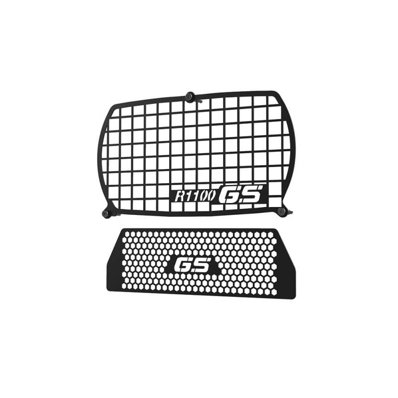 ZHANGTONG Scheinwerferschutz Motorrad Für R1100GS 1994-1999 Scheinwerfer Schutz Grill Schutz Abdeckung & Kühler Kühler Schutzgitter Set R 1100 GS/gs von ZHANGTONG