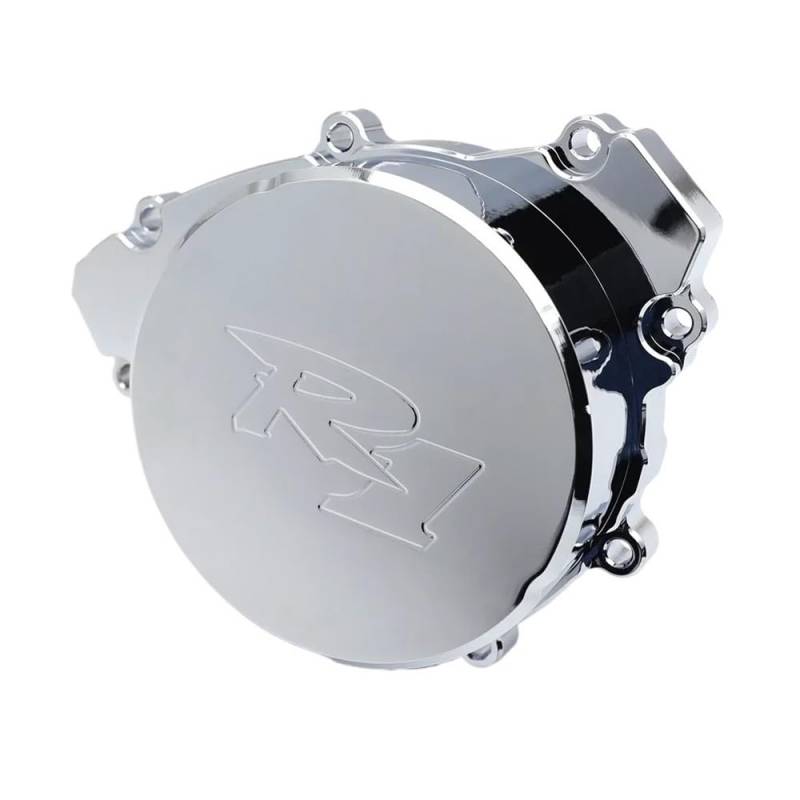 ZHANGTONG Stator Abdeckung Motor kurbelgehäuse Linke Klare Stator-Motorabdeckung Für YZF R1 2009–2014 Motorradteile Schwarzes Kurbelgehäuse von ZHANGTONG