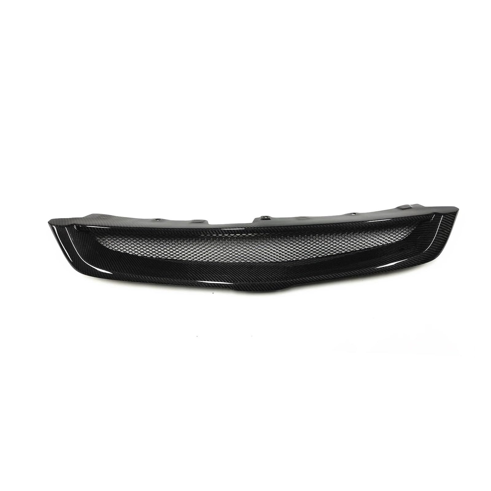 Auto Frontgrill Für Accord 7. 2003 2004 2005 Nur 4-Türer Kühlergrill Echtkohlefaser/Fiberglas Auto Obere Stoßstangenhaube Maschengitter Kühlergrill Vorne(Carbon Fiber) von ZHANGWENLING