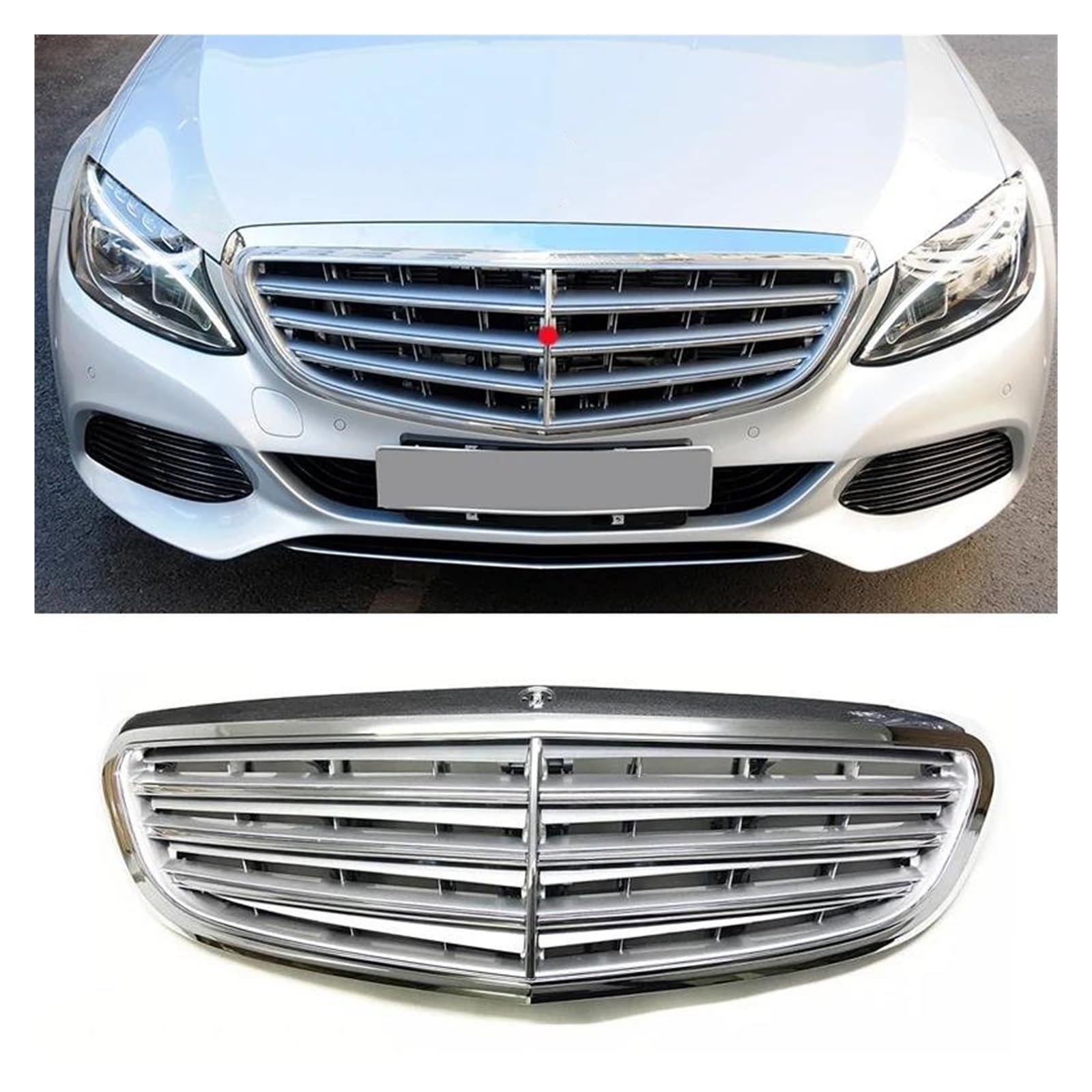 Auto Frontgrill Für Benz Für C Klasse W205 2014-2018 A2058801583 Front Grill Stoßstange Motor Kühlung Kühler Gitter Auto Zubehör Kühlergrill Vorne von ZHANGWENLING