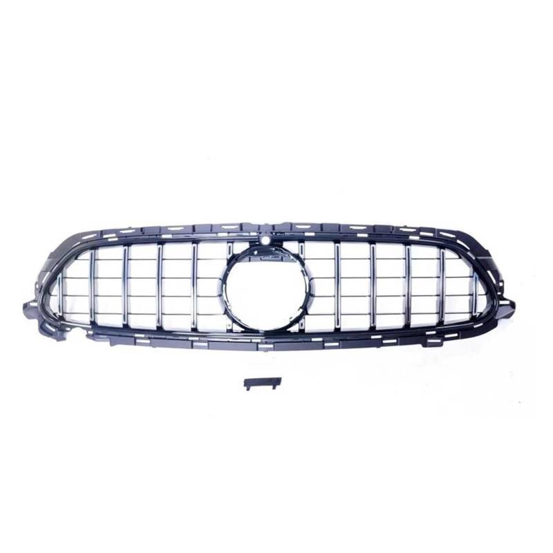 Auto Frontgrill Für Benz Für E Klasse W213 2021-2022 Sport Nur Silber/Schwarz GT Stil Auto Obere Stoßstange Haube Kühler Mesh Grill Front Grille Kühlergrill Vorne(Silber) von ZHANGWENLING