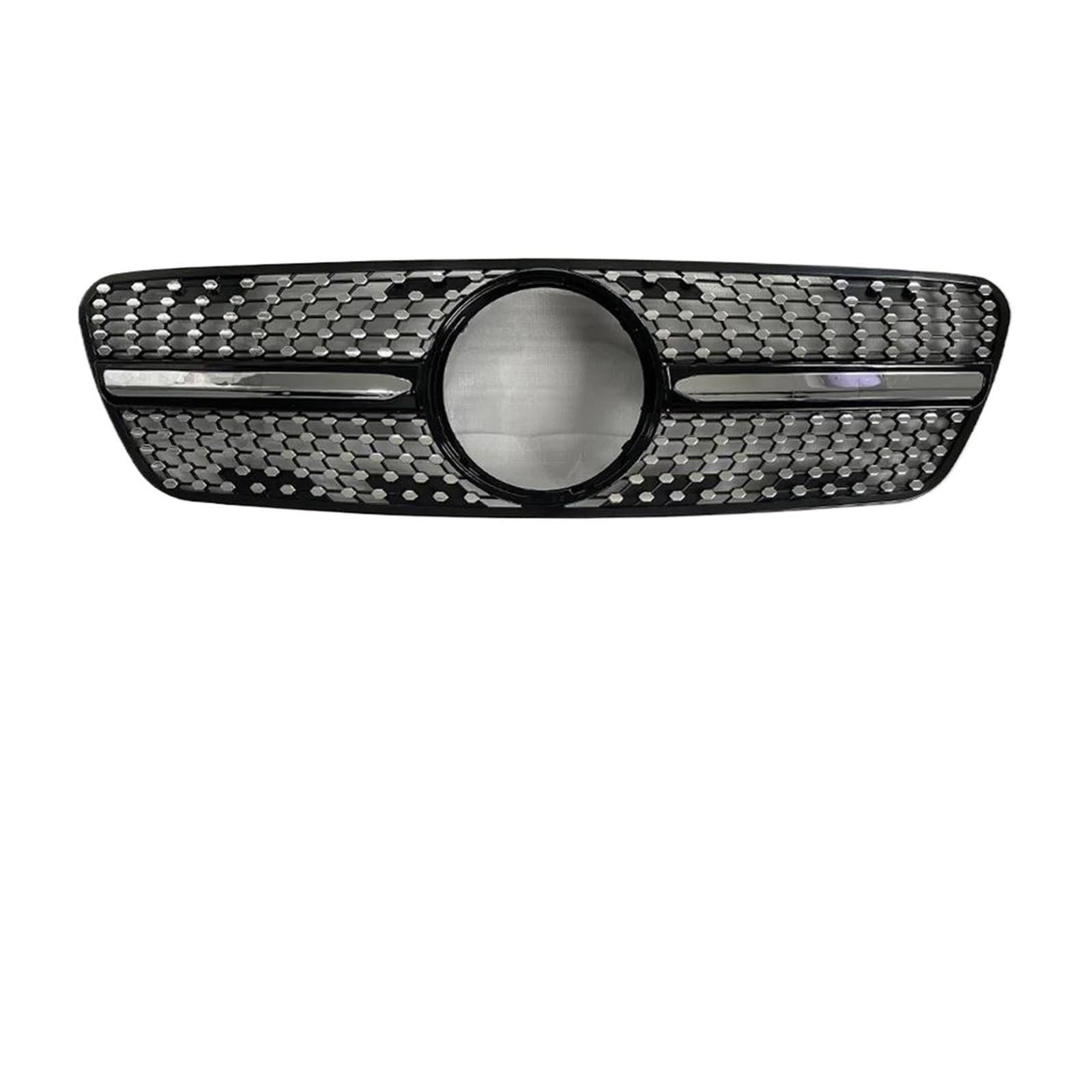 Auto Frontgrill Für Benz Für ML W163 1998-2004 M ML320 ML350 Tuning Perfect Match Hood Mesh Sport Kühlergrill Kühlergitter Stoßstangengrill Kühlergrill Vorne(Diamond Black) von ZHANGWENLING