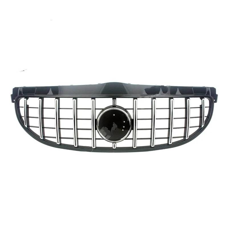 Auto Frontgrill Für Benz Für Smart Für Zwei/Vier W453 2015-2021 4 Türen GT Gilles Vorne Racing Facelift Grille Mitte Haube Stoßstange Kühlergrill Vorne(for Four Silver) von ZHANGWENLING