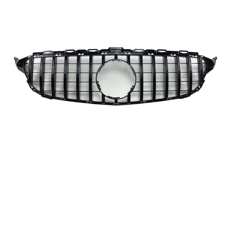 Auto Frontgrill Für Benz Für W205 Grill C205 S205 C 2014-2021 C200 C260 C180 C250 C300 Coupe ForAMG Tuning GT Diamant Front Stoßstange Grille Kühlergrill Vorne(14-18 GT Glossy Black) von ZHANGWENLING