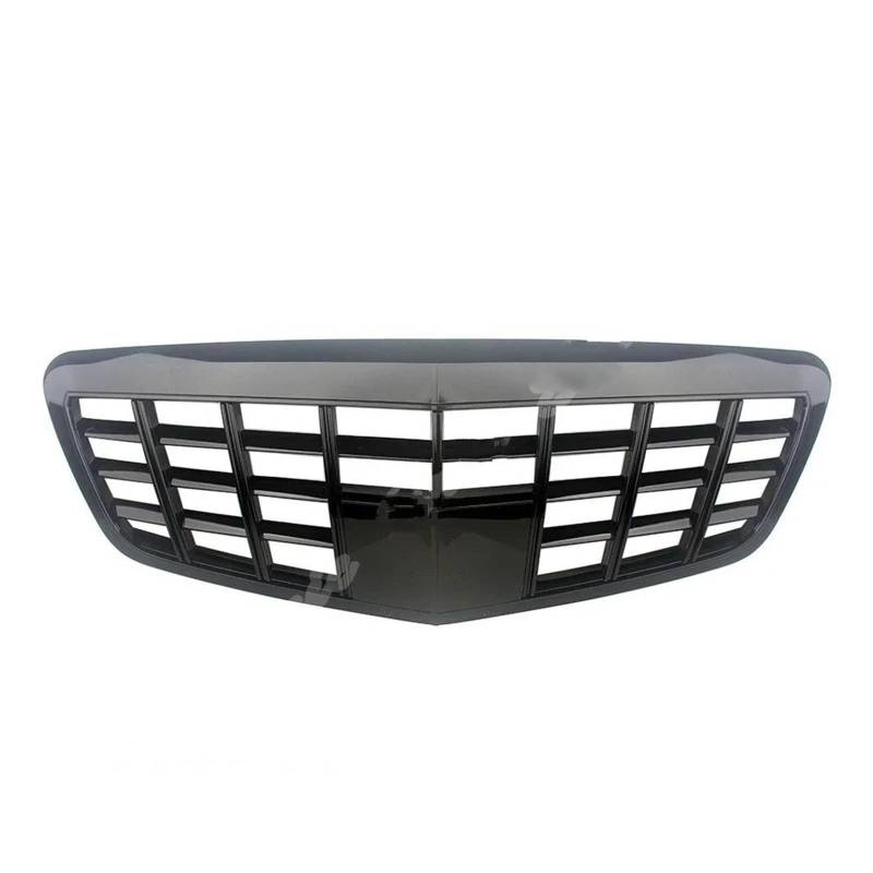 Auto Frontgrill Für Benz Für W221 S-Klasse S320 S350 S400 S450 S500 S63 S65 Vier Türen 2009-2013 Vorne Racing Facelift Stoßstange Gitter Kühlergrill Vorne(Schwarz) von ZHANGWENLING