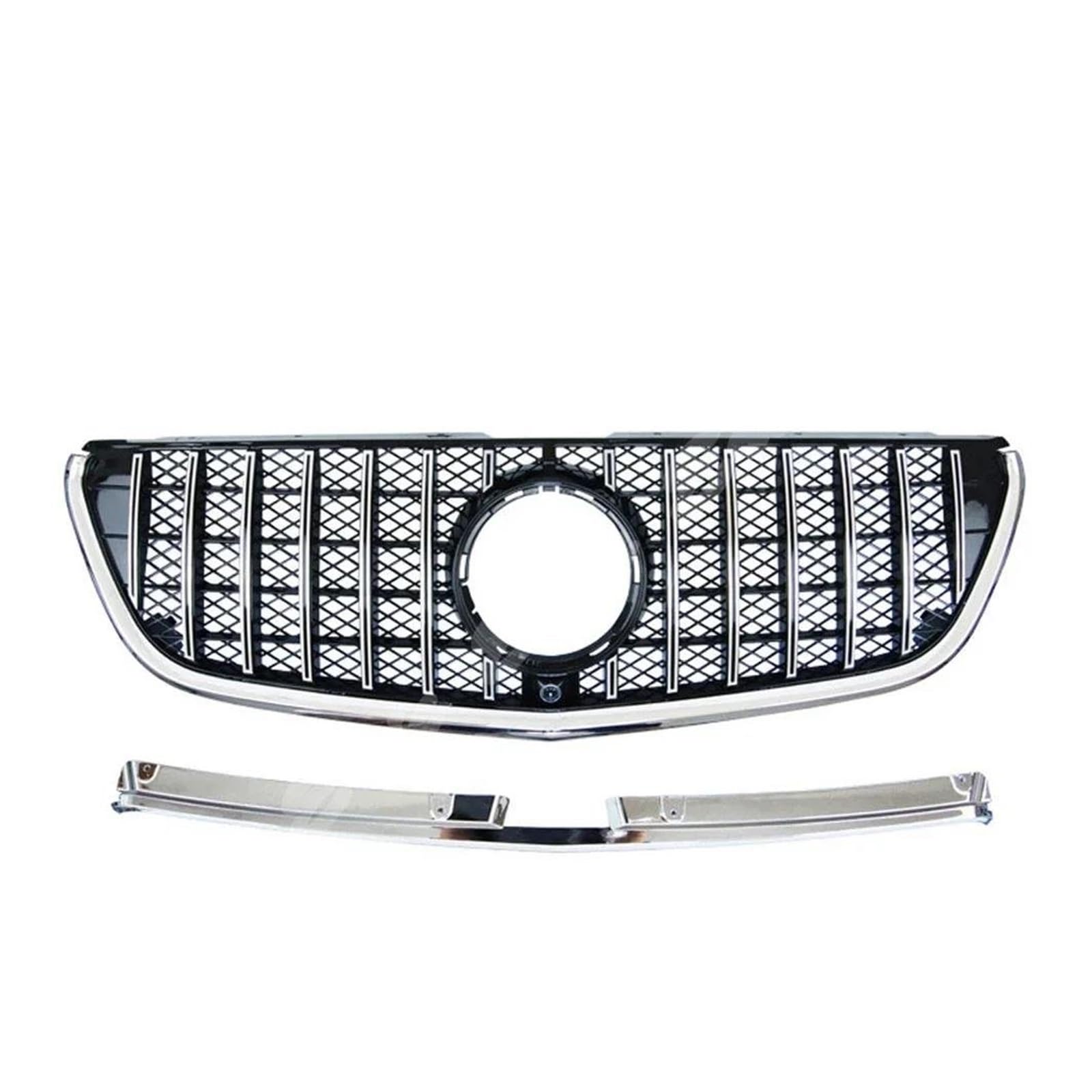 Auto Frontgrill Für Benz Für W447 Metris/Vito 2016 2017 2018 2019 2020 2021+ Front Racing Grille Oberen Facelift Grill Kühlergrill Vorne(C 2020-2022) von ZHANGWENLING