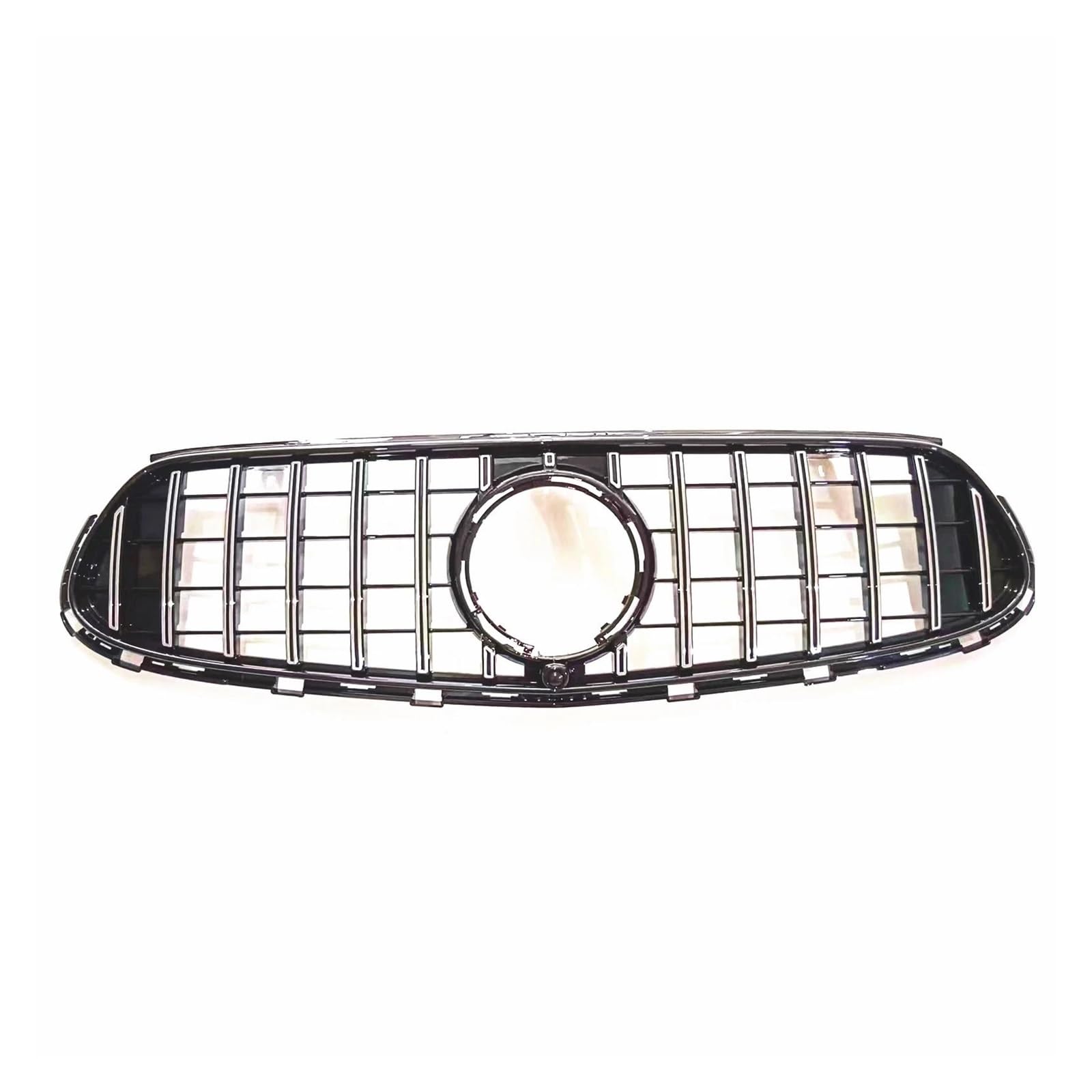 Auto Frontgrill Für Benz Für X254 GL Klasse GLC200 GLC220 GLC260 GLC300 Für AMG 2023+ Sport Obere Stoßstange Haube Mesh Silber Auto Front Kühlergrill Grill Kühlergrill Vorne von ZHANGWENLING