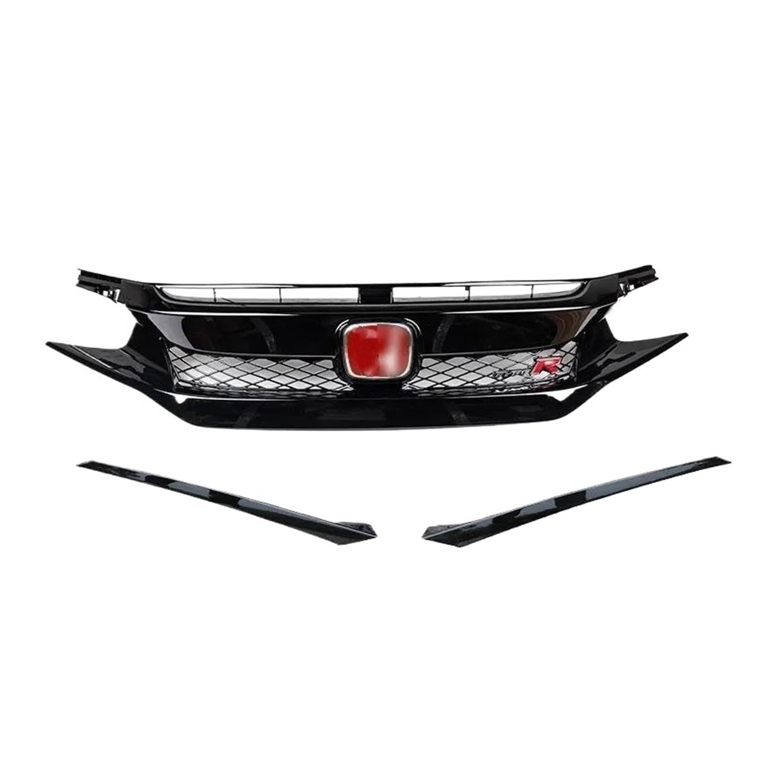 Auto Frontgrill Für Civic Limousine Fließheck 2016 2017 2018 2019 2020 Racing Grill Frontschürze Grille Netz Kühlergrill Vorne(19 A) von ZHANGWENLING