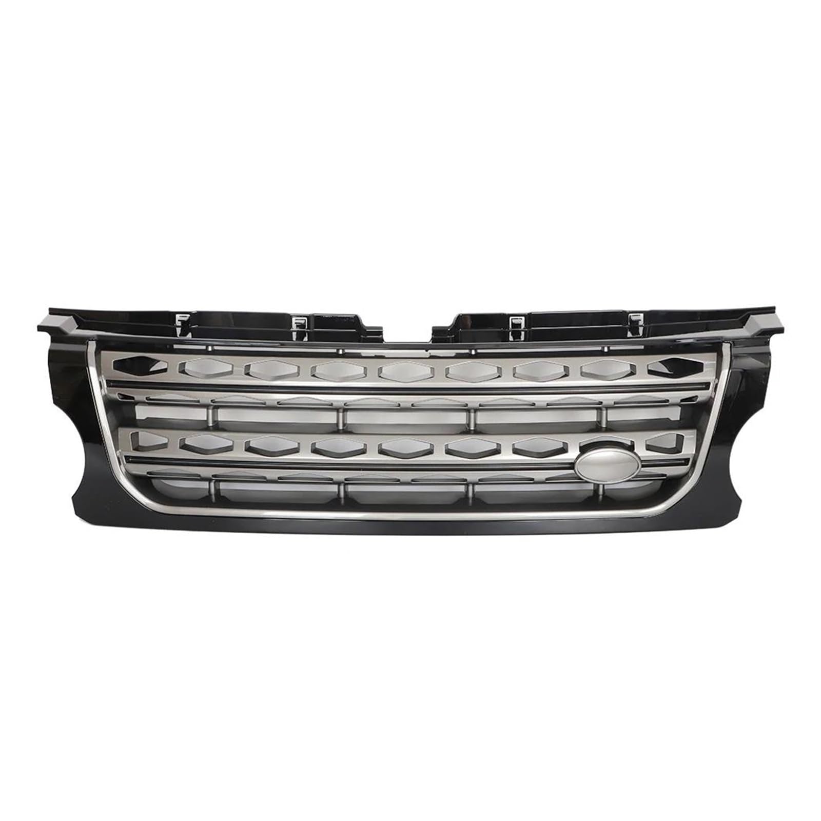 Auto Frontgrill Für Land Für Rover Discovery 4 LR4 2014-2016 L319 Mittelfeld Oberer Renngrill Autozubehör Auto Frontstoßstange Grillgitter Schutz Kühlergrill Vorne(Gray Net B Frame) von ZHANGWENLING