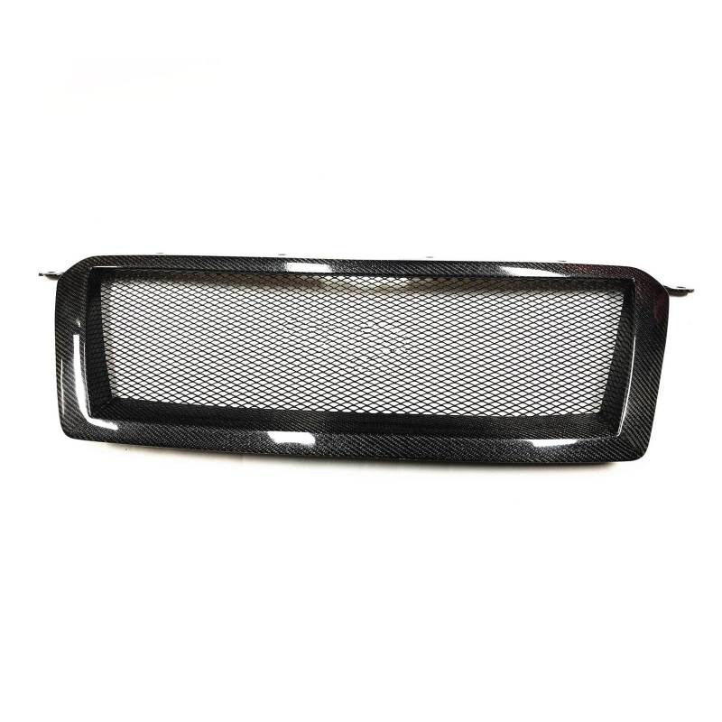 Auto Frontgrill Für Subaru Für Legacy 5. SUV 2013.7-2014 Grill Frontgrill Fiberglas/Kohlefaser Wabenstil Oberer Stoßfänger Haube Mesh Grid Kit Kühlergrill Vorne(Carbon Fiber) von ZHANGWENLING