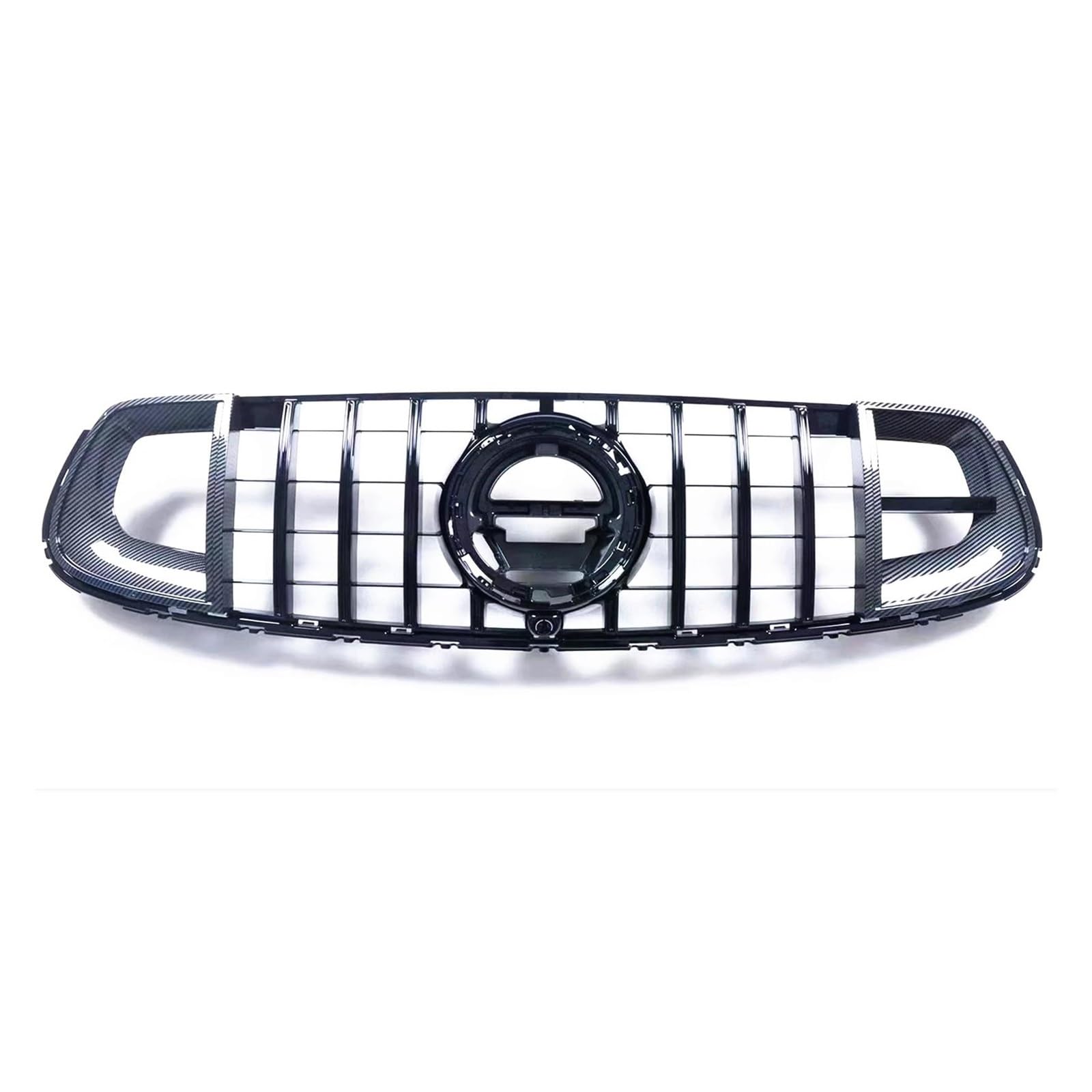 Auto Frontgrill Grill Für Benz Für W253 X253 GLC-Klasse Coupé GLC300 2020–2022 GLC43 Für AMG Schwarzer Kühlergrill Auto Obere Stoßstangenhaube Maschengitter Kühlergrill Vorne(All Black) von ZHANGWENLING