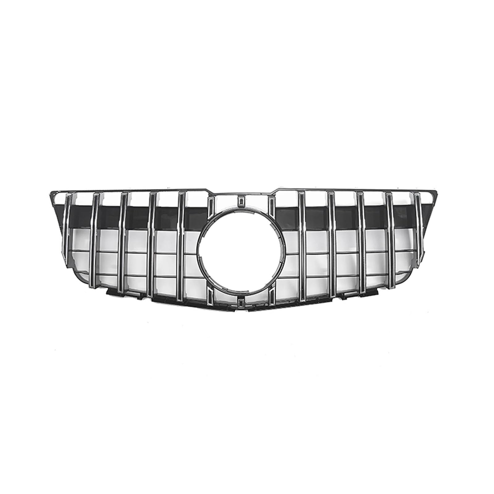 Auto Frontgrill Kühlergrill Für Benz Für X204 GLK-Klasse GLK250 GLK300 GLK350 GLK400 2008–2012 GT Style Oberes Stoßfängerhaubengitter Kühlergrill Vorne(Silber) von ZHANGWENLING