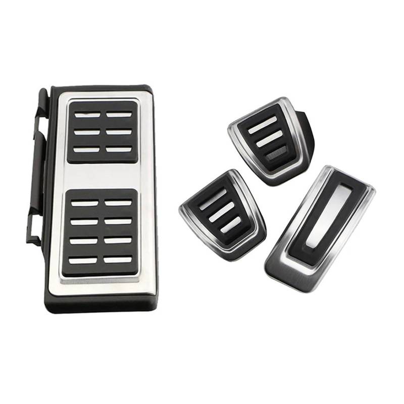 Auto Pedale Für Skoda Für KAMIQ Für Combi Für Scala Für Octavia Für Rapid Für Superb Für Karoq Für Kodiaq LHD at MT Autopedale Pedalauflageabdeckung Bremse Fußplatten(Full MT 4 Pcs) von ZHANGWENLING