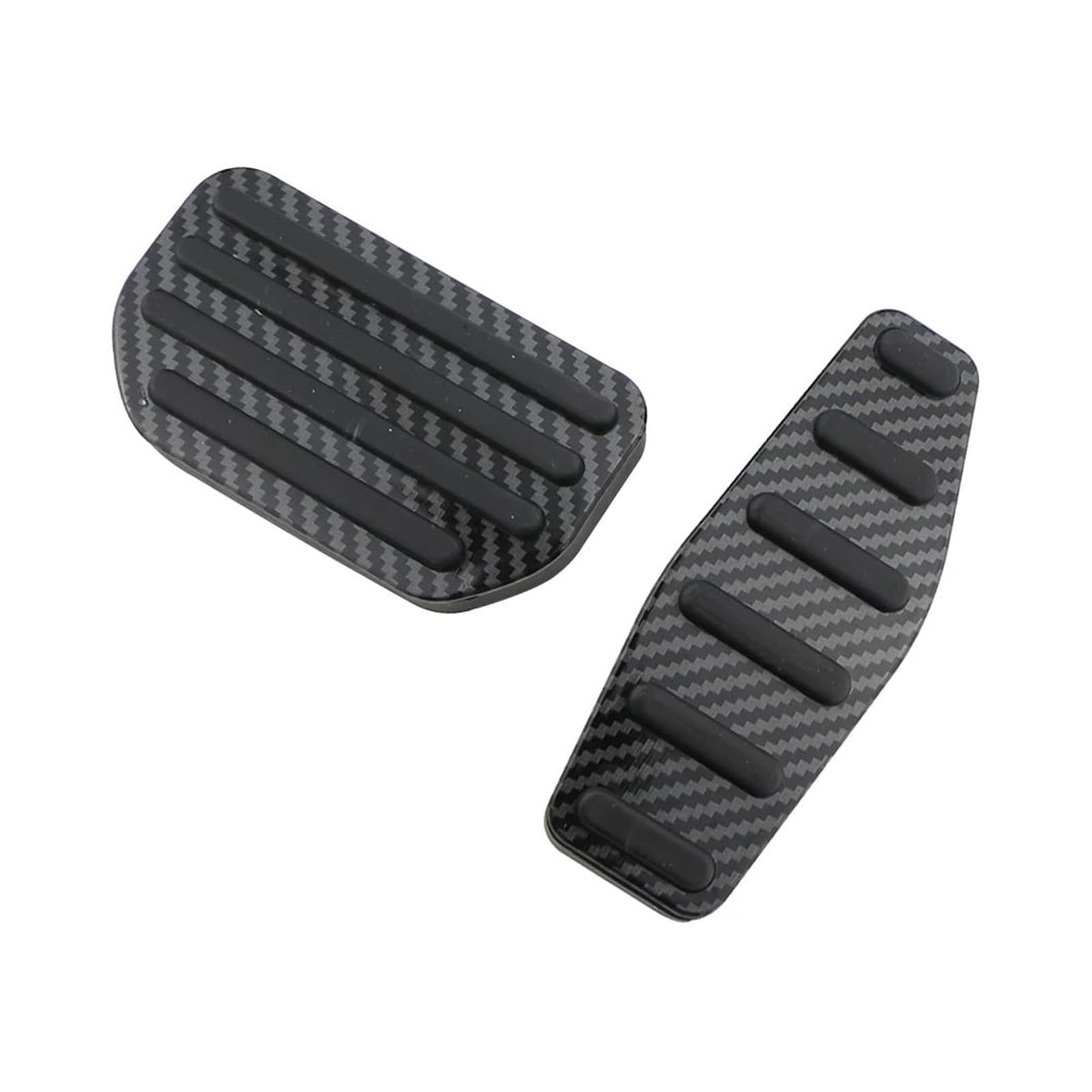 Auto Pedale Für Suzuki Für Jimny JB74 JB64 2019 2020 2021 2022 Gas Bremspedale Pads Schutz Zubehör Carbon Faser Schwarz Auto Pedal Abdeckung Bremse Fußplatten(at) von ZHANGWENLING