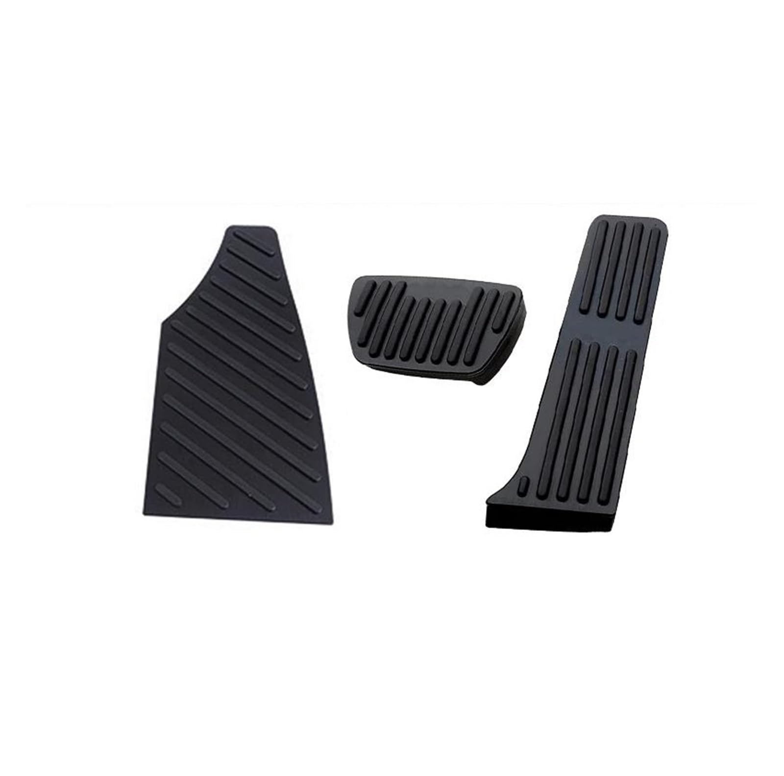 Auto Pedale Für Toyota Für Highlander Für XU70 Für Kluger 2020-2024 Auto Gaspedal Bremse Fußstütze Pedale Abdeckung rutschfeste Pad Zubehör Bremse Fußplatten(3pcs Black) von ZHANGWENLING