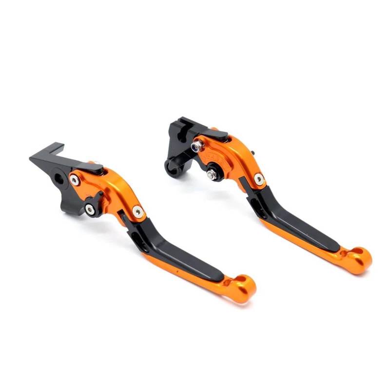 Bremshebel Für FS450 FS 450 2017-2020 2019 Motorradzubehör Einstellbare Bremsen Kupplungshebel NC Bremskupplung Aluminiumhebel Bremsgriff(Orange) von ZHANGWENLING