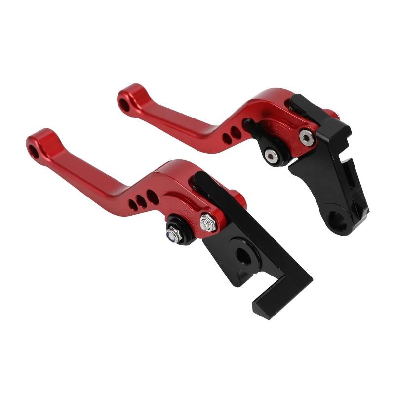 Bremshebel Für MSX125 Für MSX 125 Für GROM125 Für GROM 125 2013-2022 Motorradzubehör CNC Bremshebel Kupplungshebel Set Aluminiumlegierung Fahrrad Bremsgriff(Red) von ZHANGWENLING