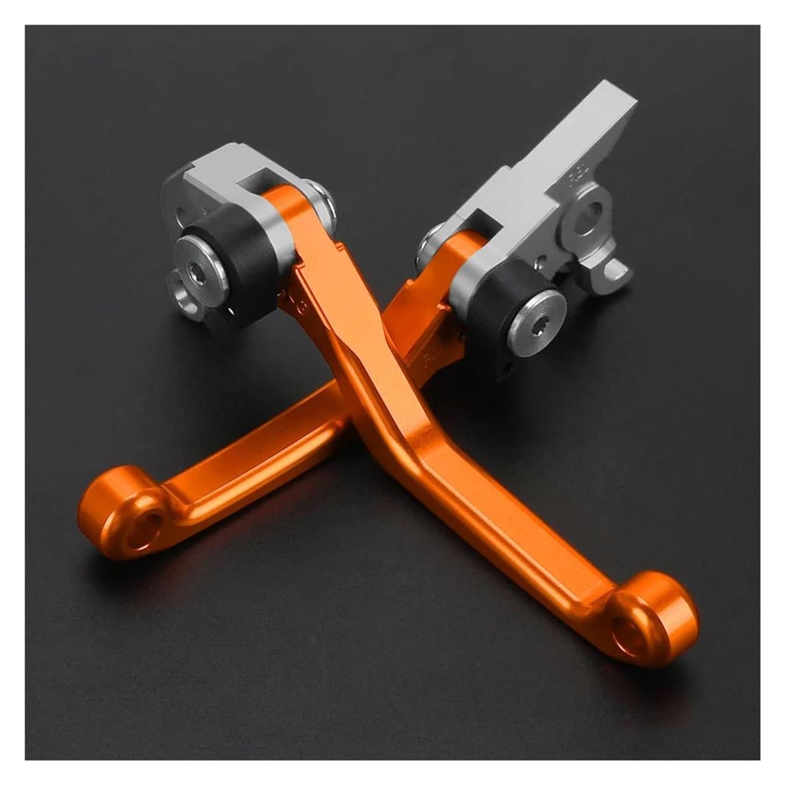 Bremshebel Für Suzuki DRZ400SM DRZ 400SM 2000-2017 Motorrad Zubehör Dirt Pit Bike Griff Bar Pivot Bremse Kupplung Hebel Dirtbike Bremsgriff(A Pair orange) von ZHANGWENLING