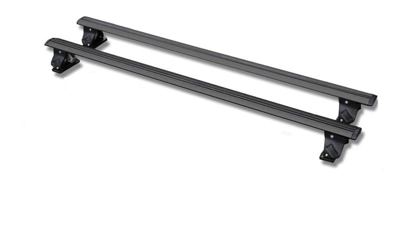 Dachträger Für Toyota Für Avalon Abschließbare Dachreling Rack Dach Gepäck Limousine Querstangen Querstangen 2PCS Aluminium Silber Dach Rack Gepäck(Schwarz) von ZHANGWENLING