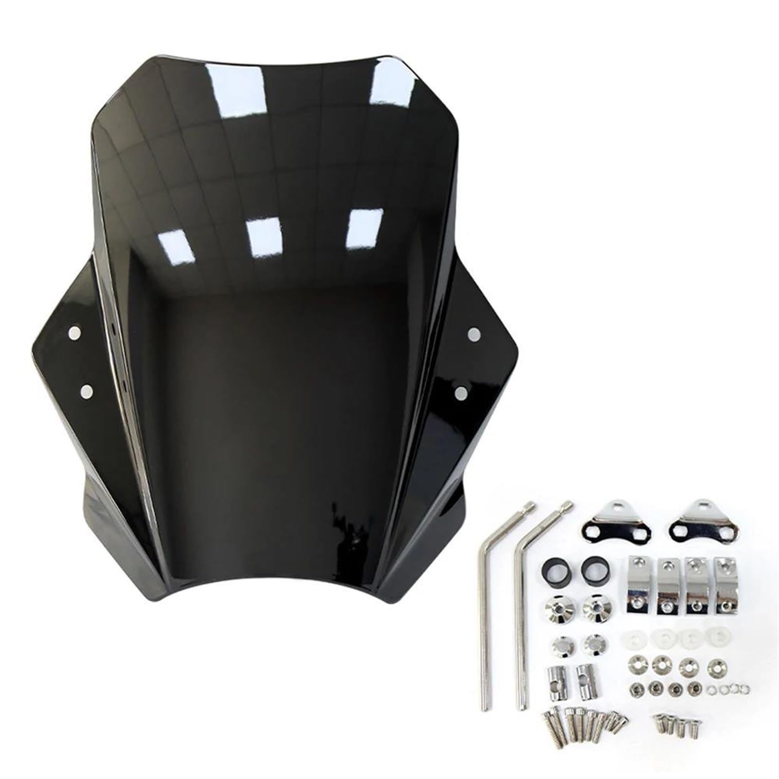 Für 700 CLX Für 700CLX Für 700 CL-X Universal Motorrad Windschutzscheibe Windschutzscheibe Abdeckungen Bildschirm Rauch Objektiv Motorräder Deflektor Windschild Motorrad Deflektor Windschutzscheibe(Sc von ZHANGWENLING