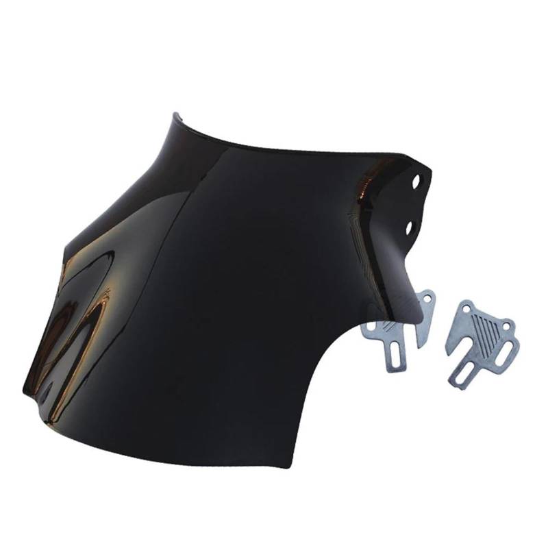 Für Hornet Für CB400 Für CB600 Für CB750 Für CB900 Für CB919 CB250 Universal Motorrad Windschutzscheibe Runde Lichter Street Bike Windschutzscheibe Windschild Motorrad Deflektor Windschutzscheibe(1 Se von ZHANGWENLING