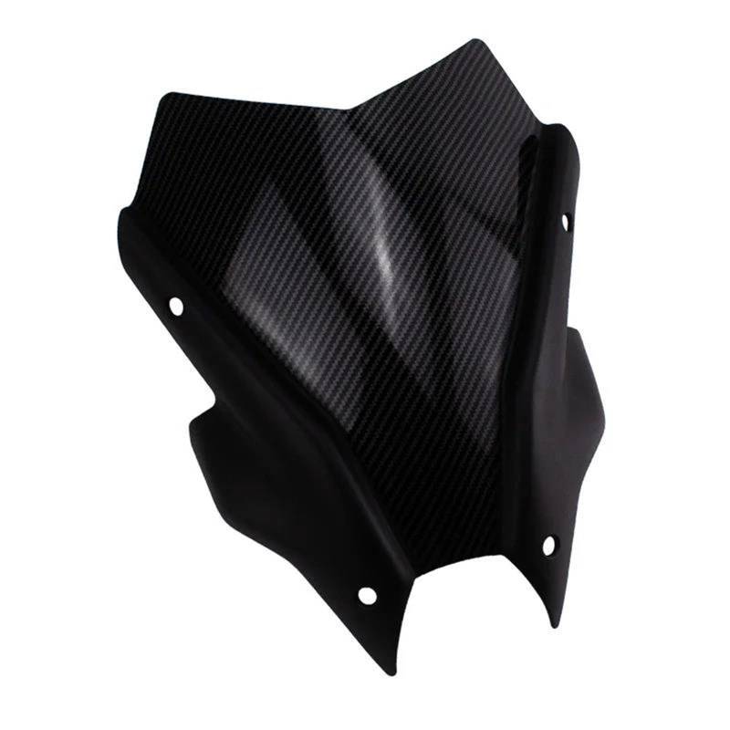 Für MT-09 2021 2022 2023 Für MT09 2021 2022 Für FZ09 Für FZ-09 Motorrad Sport Windschutzscheibe Visier Schwarz Windschutzscheibe Windschild Motorrad Deflektor Windschutzscheibe(Carbon) von ZHANGWENLING