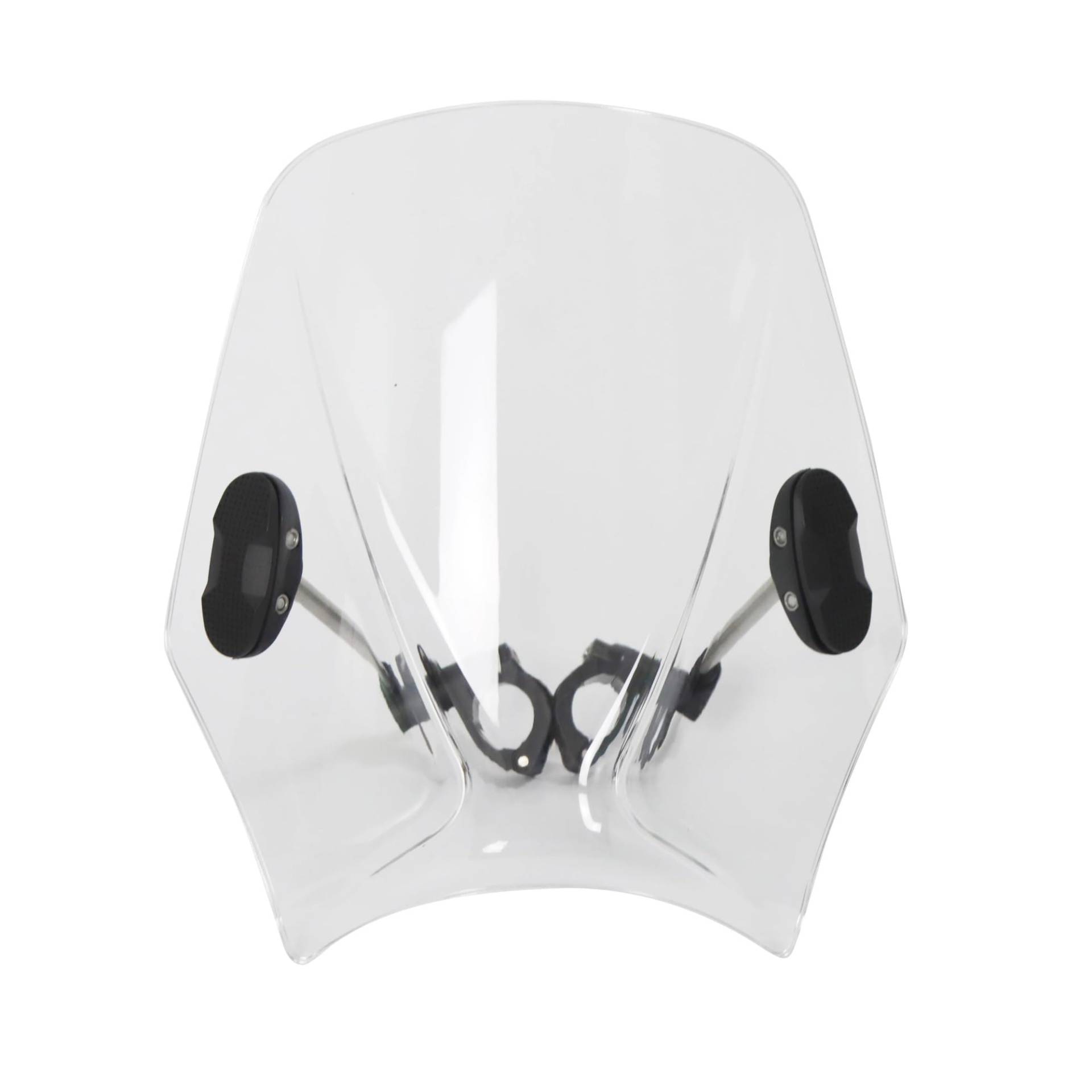 Für Trident Für Trident 660 Für Trident 660 2021 2022 Motorrad Neue Fliegengitter Windschutzscheibe Windschutz Windabweiser Zubehör Windschild Motorrad Deflektor Windschutzscheibe(Transparent) von ZHANGWENLING