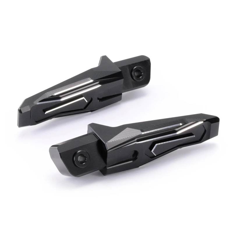 Fußrasten Motorrad Für Kawasaki Für Z900 Für Z900RS Motorrad CNC Vorne Hinten Fußstütze Fußrasten Extender Pedal Adapter Passagier Fußstützen Zubehör Motorrad Fußrasten(Rear Pedal A Black) von ZHANGWENLING