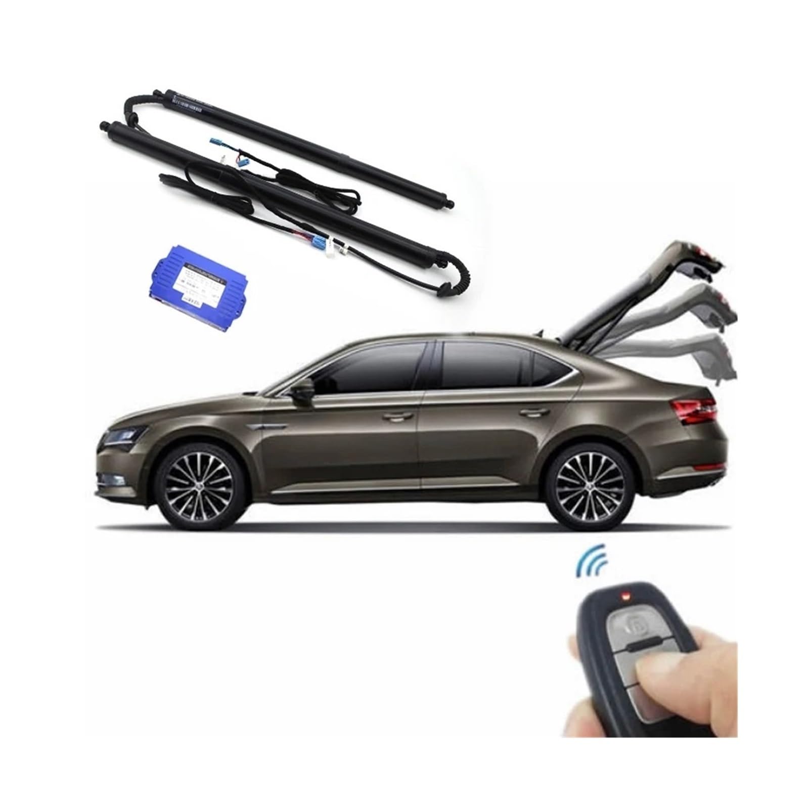 Kofferraum Türschloss Für Toyota Für Kluger Für XU50 2013~2021 Auto Power Trunk Lift Elektrische Hatch Heckklappe Heckklappe Strut Auto Hinten Tür Antrieb Heckklappenverriegelung(Without Foot Sensor von ZHANGWENLING