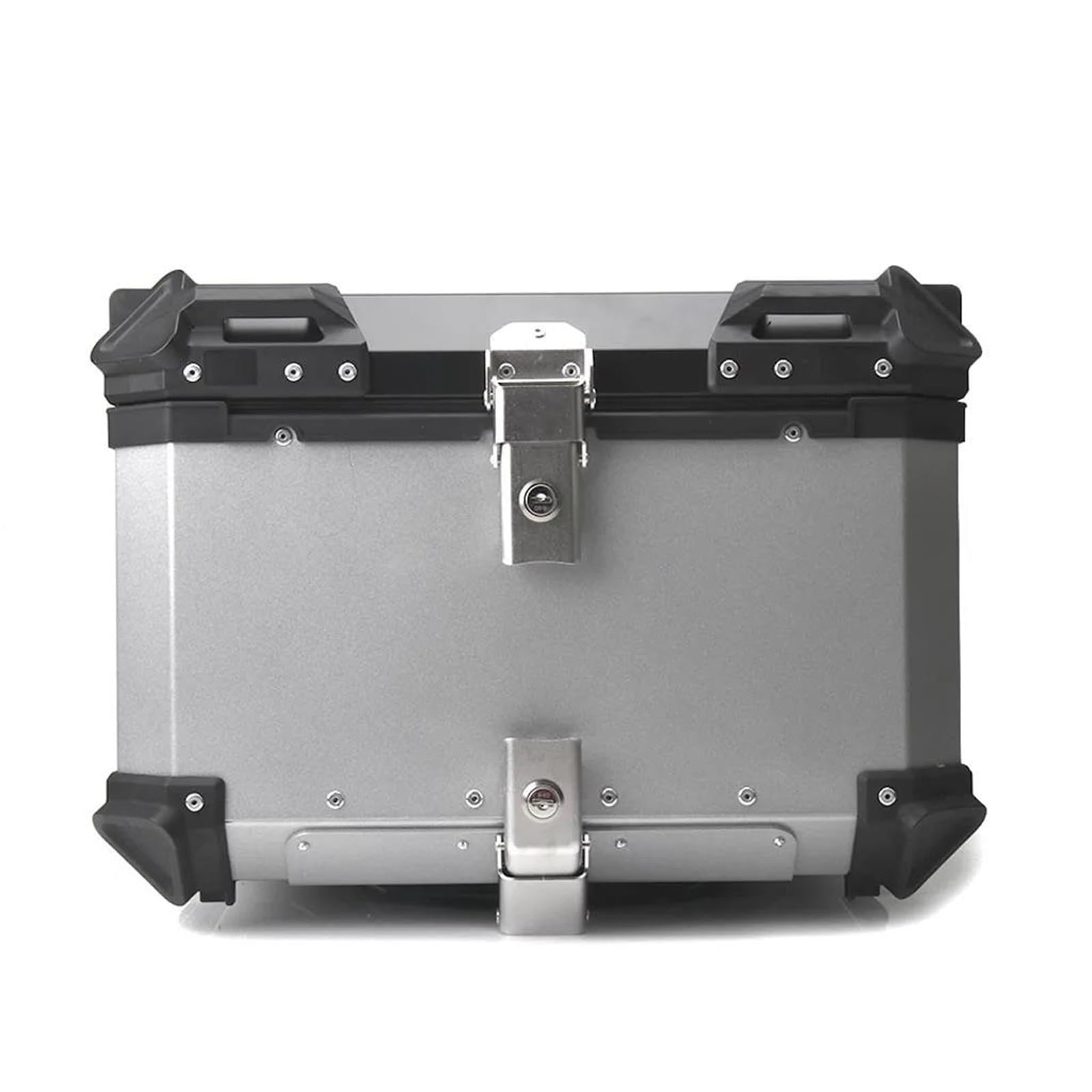 Motorrad Pannier Für VOGE Valico 525DSX 525 DSX 2024 Motorrad Stamm Top Box Gepäck Lagerung Hinten Zubehör Motorradgepäck(45L Top Box Silver) von ZHANGWENLING