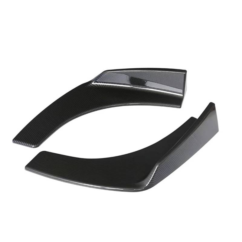 Seitenschweller Schweller 2 Stücke Universal Auto Fahrzeug Stoßstange Lip Spoiler Front Schaufel ABS Carbon Faser Kratzfest Flügel Schutz Trim Auto Seite Rock von ZHANGWENLING