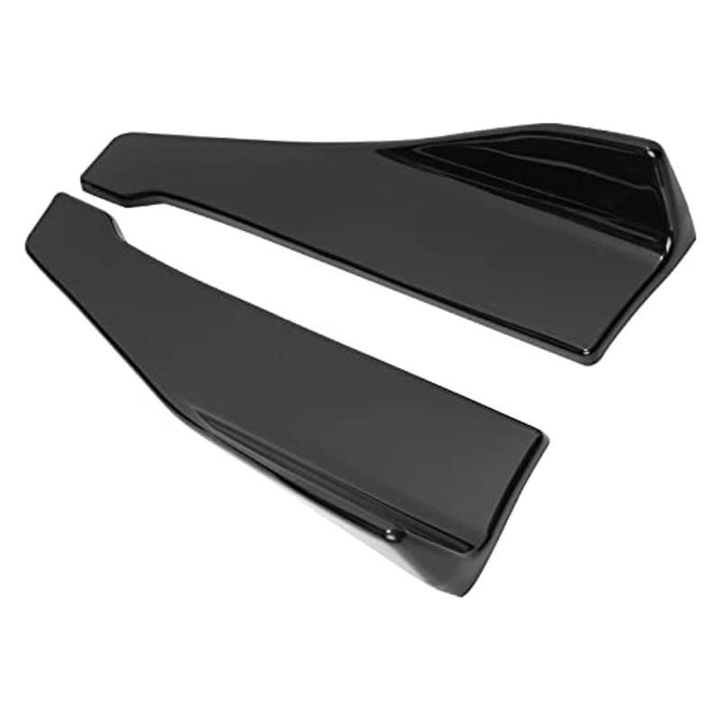 Seitenschweller Schweller Für Infiniti Für Q50 Für Q60 Für Q70 2005-2022 Auto Hinten Lip Röcke Flossen Spoiler Canards Diffusor Seite Kotflügel Auto Seite Rock(Glossy Black) von ZHANGWENLING