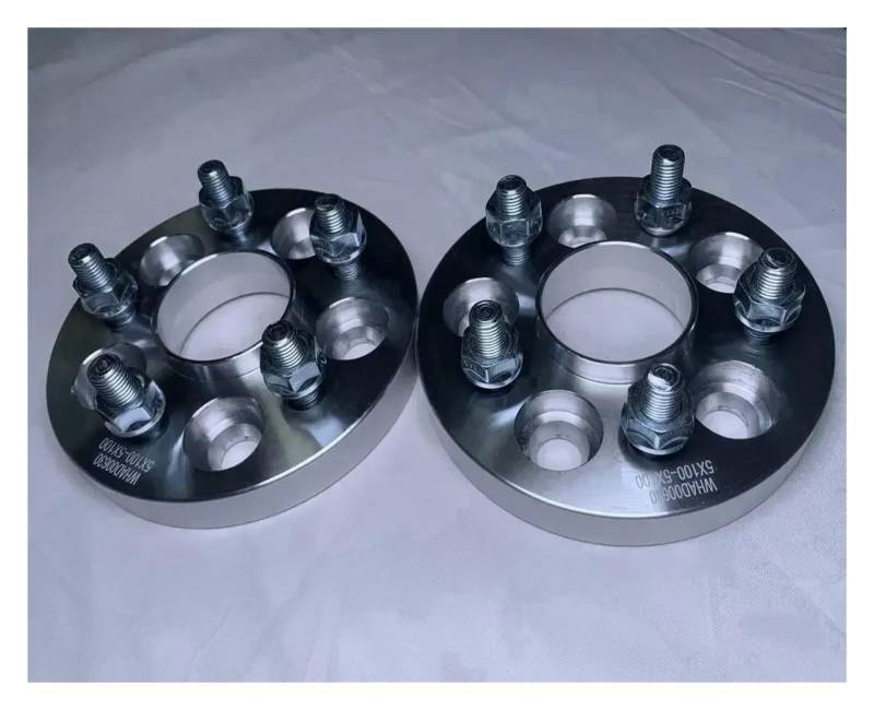 Spürverbreiterungsatz 2 Stücke 20mm Rad Adapter Distanzstücke PCD 5x100 Hub Centric 56,1mm Radbolzen M12x1.5 Rad Distanzscheiben von ZHANGWENLING